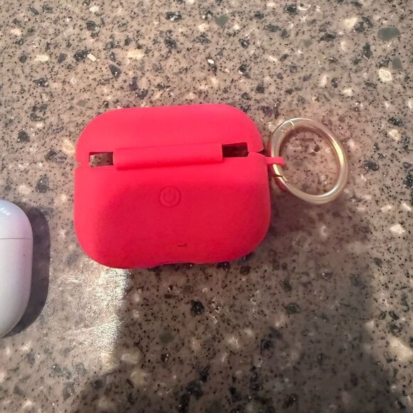 Apple AirPod Pro 1st gen Headphones with Pink Case - Picture 6 of 9